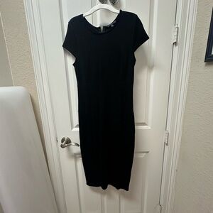 Felicity & Coco Elegant Black Midi Dress